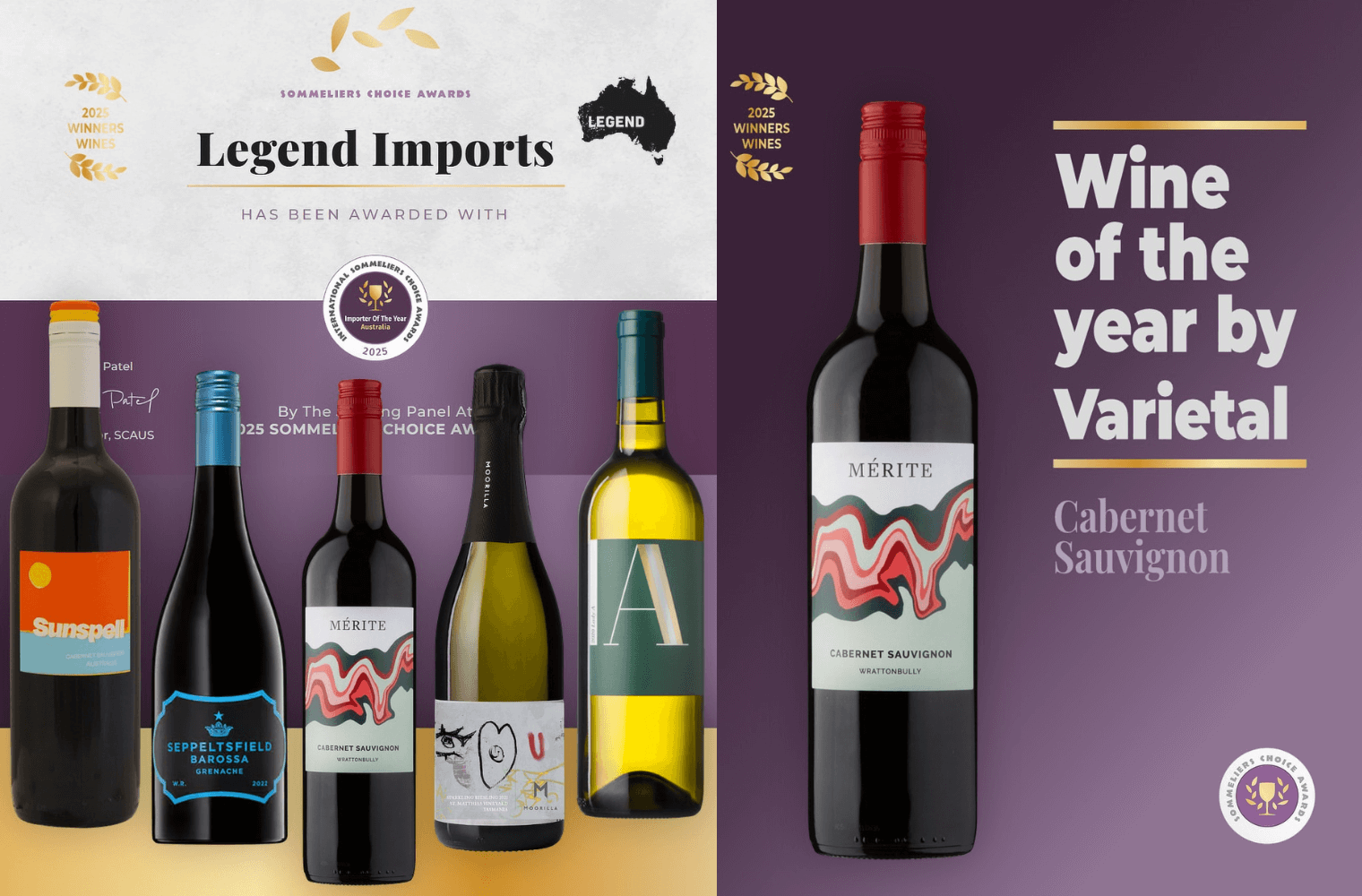 Winning wines from Legend Imports