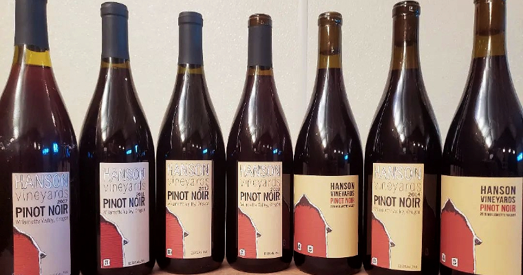 Pinot Noir from Hanson Vineyards