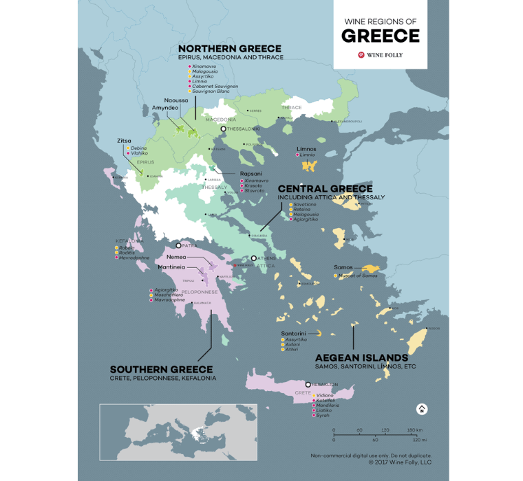 Greece Wine Regions