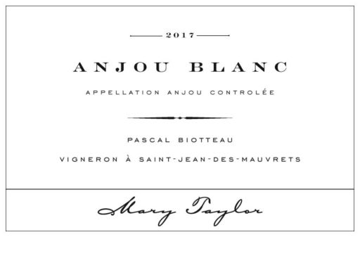 Logo for: Mary Taylor Wines - Pascal Biotteau - Anjou Blanc 