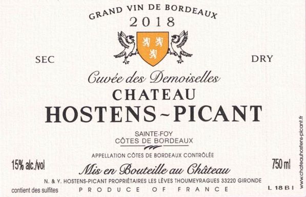 Logo for: Château Hostens-Picant Cuvée des Demoiselles