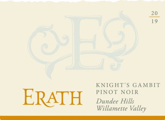 Logo for: Erath Knight’s Gambit Pinot Noir 2019