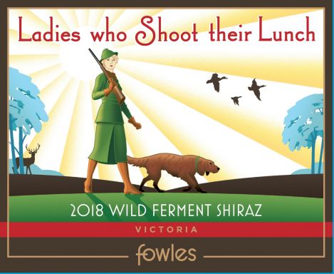 Logo for: Ladies who Shoot their Lunch Wild Ferment Shiraz