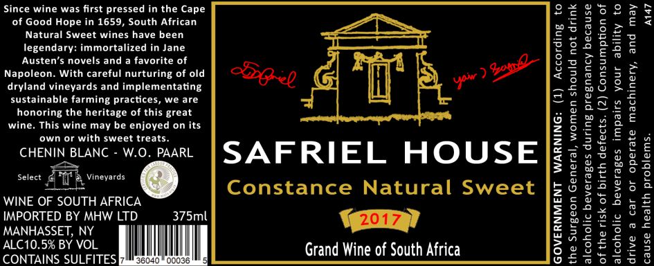 Logo for: Safriel House Constance Natural Sweet