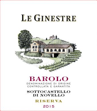 Logo for: LE GINESTRE BAROLO DOCG SOTTOCASTELLO DI NOVELLO 2015 RISERVA