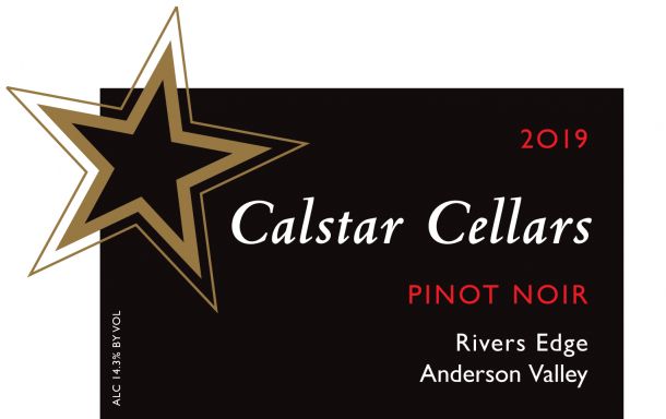 Logo for: Calstar Cellars 2019 Rivers Edge Pinot Noir