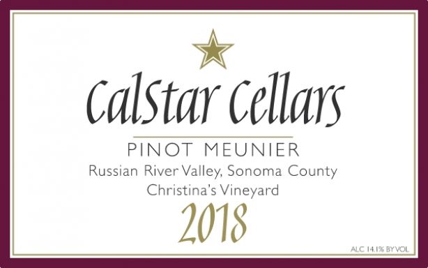 Logo for: Calstar Cellars 2018 Christina's Vineyard Pinot Muenier