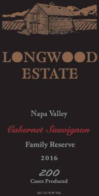 Logo for: Longwood Estate Cabernet Sauvignon Family Reserve