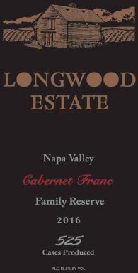 Logo for: Longwood Estate Cabernet Franc Family Reserve