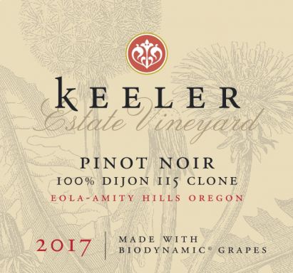 Logo for: Keeler Estate Pinot Noir, 100% Dijon 115 clone
