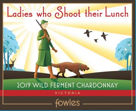 Logo for: Ladies who Shoot their Lunch Chardonnay
