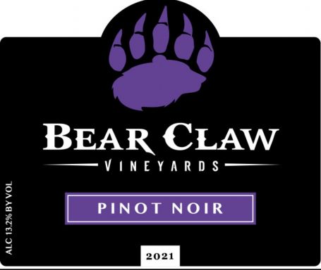 Logo for: Bear Claw Pinot Noir