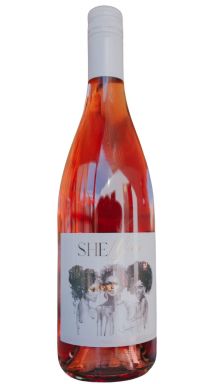 Logo for: SHE WINES 2020 Organic Hibiscus Rosé She Is Extraordinary 