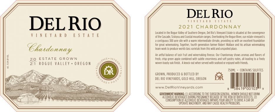 Logo for: Del Rio Vineyard Estate Chardonnay