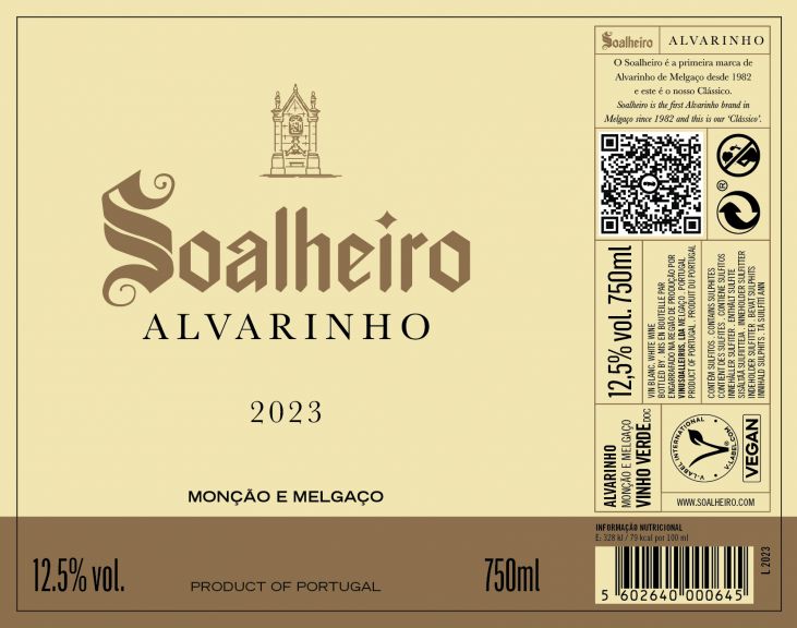 Photo for: Soalheiro Alvarinho