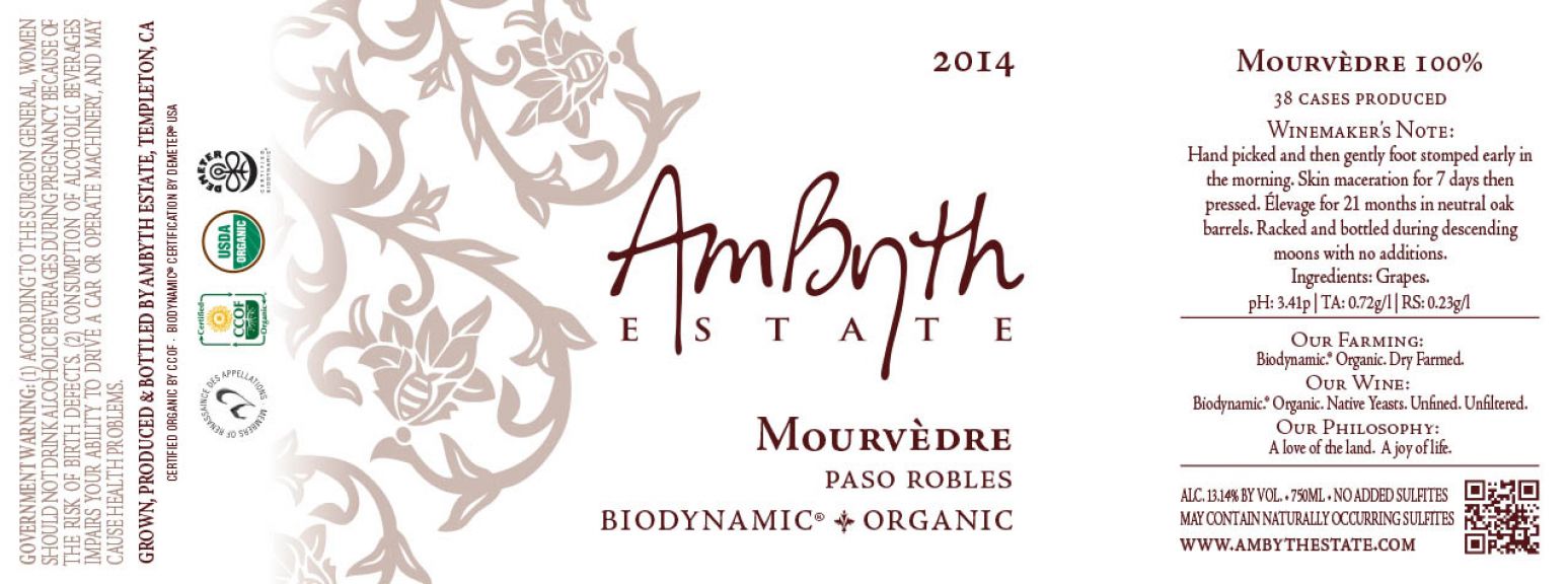 Photo for: 2014 Mourvedre