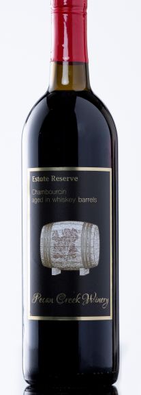 Photo for: Estate Reserve Chambourcin aged in Whiskey Barrels