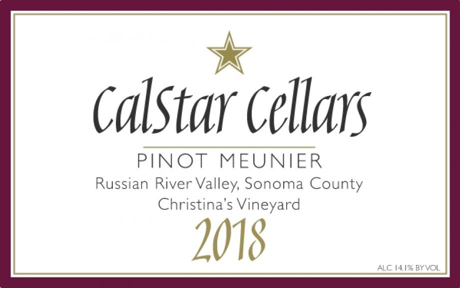 Photo for: Calstar Cellars 2018 Christina's Vineyard Pinot Muenier
