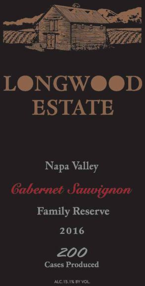 Photo for: Longwood Estate Cabernet Sauvignon Family Reserve