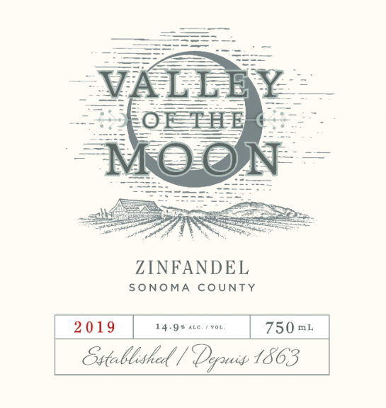 Photo for: 2019 Valley Of The Moon Zinfandel Sonoma County 