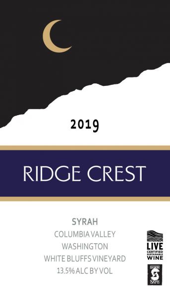 Photo for: Ridge Crest Syrah 2019